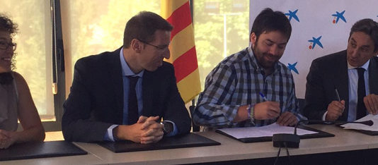 L’Ajuntament i l’Obra Social “la Caixa” signen un conveni per iniciar el projecte de millora del Club de Jubilats