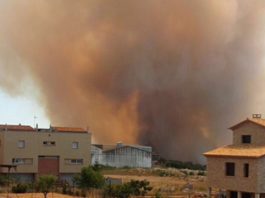 Prats en estat de prealerta per l’incendi forestal a Sant Feliu Sasserra