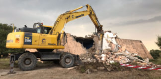 Finalitzen les obres d’enderroc del dipòsit vell de Prats de Lluçanès