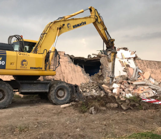 Finalitzen les obres d’enderroc del dipòsit vell de Prats de Lluçanès