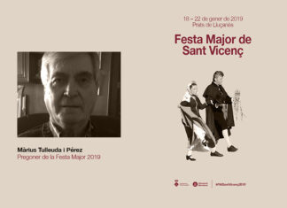 El doctor Màrius Tulleuda, pregoner de la Festa Major de Sant Vicenç 2019