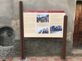 La Trencadansa i el Contrapàs, protagonistes d’un nou plafó a la plaça Vella