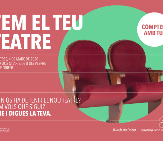 Els pradencs i pradenques estan convocats per opinar com ha de ser i els usos que ha de tenir el nou Teatre Orient