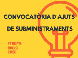 Nova convocatòria d’ajuts per a subministraments energètics