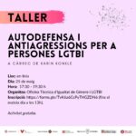 TALLER AUTODEFENSA I ANTIAGRESSIONS PER A PERSONES LGTBI