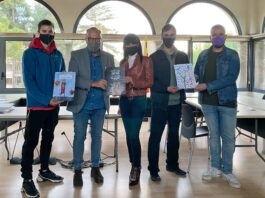 Laia Crespi i Ritaj el Mandili, guanyadores del Concurs de cartells de les Festes de Sant Joan i els Elois 2021