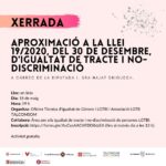 XERRADA aproximació a la llei 192020, del 30 de desembre, d’igualtat de tracte i no-discriminació