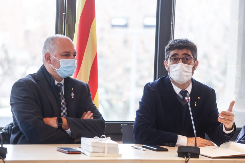 El vicepresident Puigneró anuncia la finalització de l'Eix del Lluçanès amb la nova variant de Sagàs