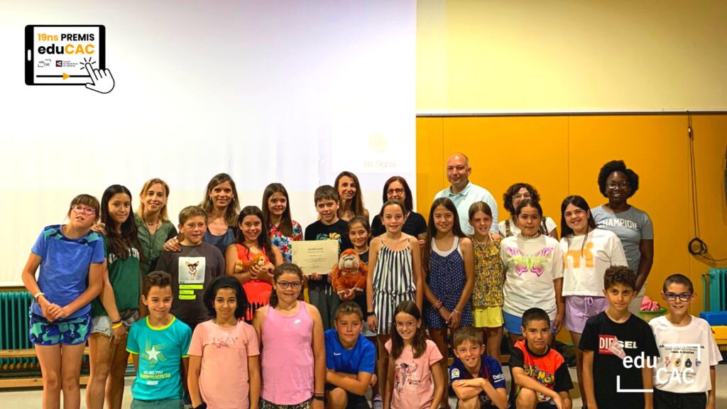 Els infants de 5è de l'Escola Lluçanès guanyen el segon premi de la convocatòria eduCAC