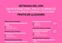 Prats de Lluçanès organitza activitats intergeneracionals de rebuig a les violències masclistes en el marc del 25N