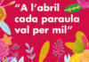 Torna la campanya “A l’abril cada paraula val per mil” als comerços del municipi