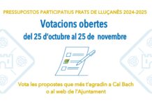 Vota les propostes finals de la quarta edició dels pressupostos participatius de Prats de Lluçanès