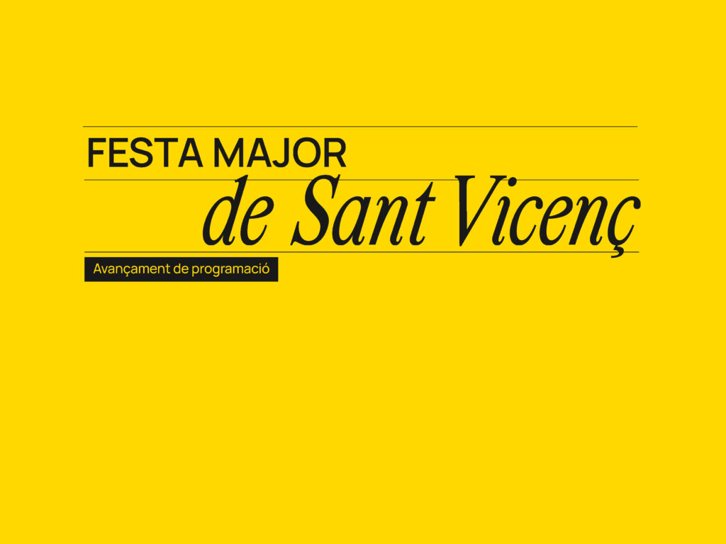 Prats de Lluçanès fa un avançament de programació de la Festa Major de Sant Vicenç