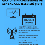 Cartell avís TDT