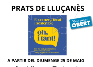 Prats de Lluçanès impulsa una campanya per fomentar l’ús d’envasos reutilitzables al comerç local