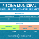 Horaris piscina horitzonatl