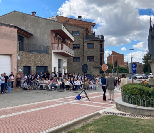 Prats celebra la Diada Nacional de Catalunya amb un acte al monument de Rafael Casanova