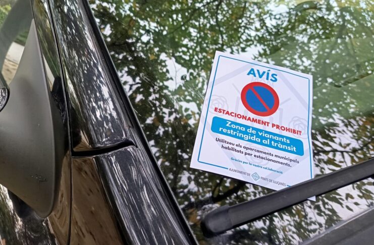 Comença la campanya sobre la circulació i l’estacionament a les zones de vianants restringides al trànsit