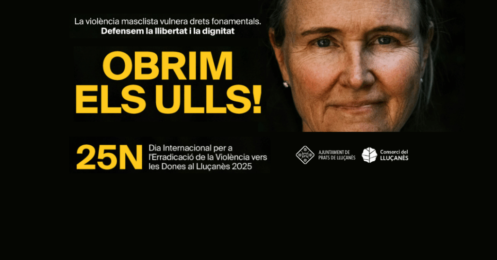 Programació del 25N a Prats de Lluçanès: obrim els ulls contra la violència vers les dones
