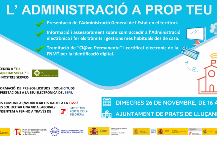 Sessió informativa del pla “L’Administració a prop teu” a Prats de Lluçanès