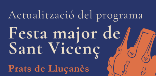 Actualització del programa de la Festa Major de Sant Vicenç 2026