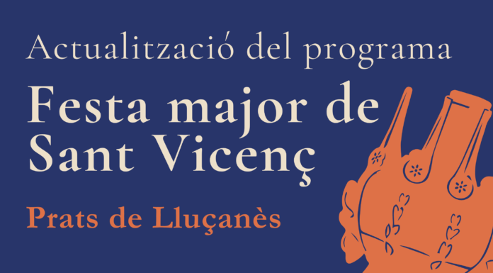 Actualització del programa de la Festa Major de Sant Vicenç 2026