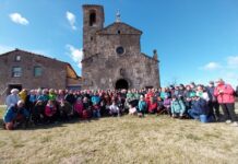 220 persones caminen juntes a Prats en el Cicle de passejades de marxa nòrdica